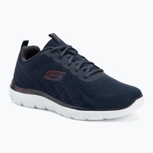 Férfi SKECHERS Summits Torre navy/red cipő