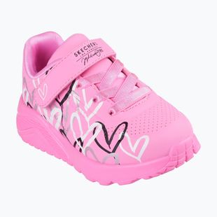 Gyerekcipők SKECHERS Uno Lite Love Levitate hot pink/többszínű