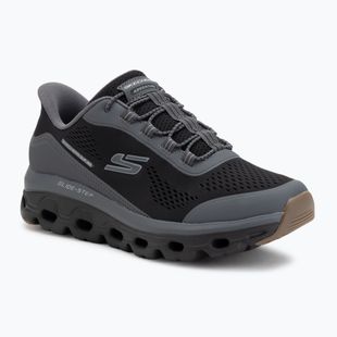 Férfi cipők SKECHERS Glide-Step Sole Glover Peak fekete/szénszürke