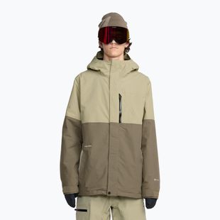 Férfi snowboarddzseki Volcom L Insulated GTX moss green