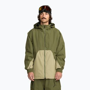 Férfi snowboarddzseki Volcom Longo GTX dark olive