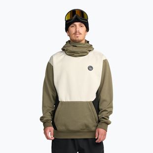 Férfi snowboard kapucnis pulóver Volcom Hydro Riding Hoodie military