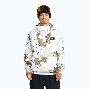 Férfi snowboard kapucnis pulóver Volcom Hydro Riding Hoodie white