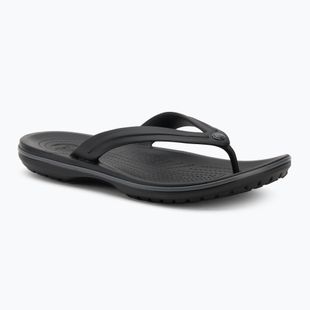 Crocs Crocband Flip szandál fekete/lapos szürke