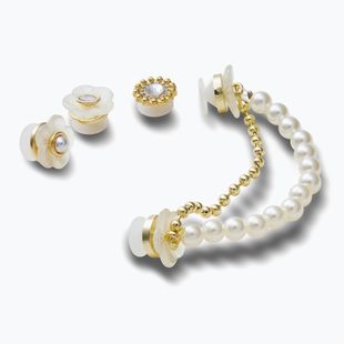 Crocs Jibbitz™ arany és virágos tűk 5 db.