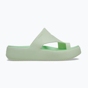 Női flip-flopok Crocs Getaway Platform Toe Loop jade tint