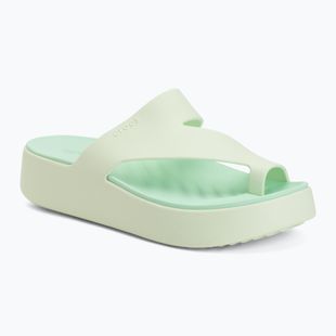 Női flip-flopok Crocs Getaway Platform Toe Loop jade tint