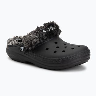 Papucsok Crocs Classic Fleece Lined black