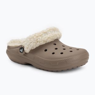 Papucsok Crocs Classic Fleece Lined mushroom