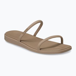 Női szandálok Crocs Miami Two Strap Sandal milk chocolate