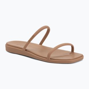 Női szandálok Crocs Miami Two Strap Sandal milk chocolate