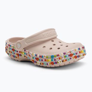 Gyerek papucsok Crocs Classic Beaded Band Clog Kids quartz