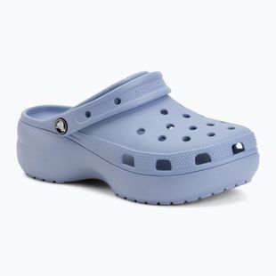Női papucsok Crocs Classic Platform Clog blue haze