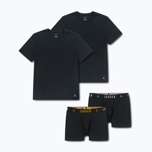 2 férfi pizsama szettek Jordan JHM Basic Set black