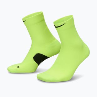 Zoknik Nike Running Midweight Micro Crew Volt/Black/Black