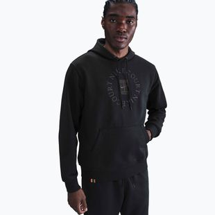 Férfi tenisz kapucnis pulóver Nike Court Dri-Fit Heritage French Terry Hoodie black/anthracite