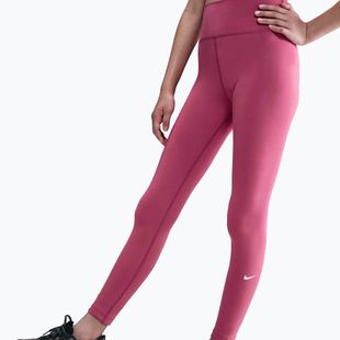 Gyerek leggings Nike One Dri-Fit High-Waisted Sweet Beet/White