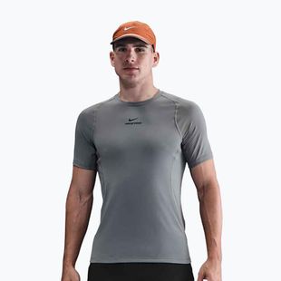 Férfi edzőpóló Nike Pro Training Dri-Fit smoke grey/black