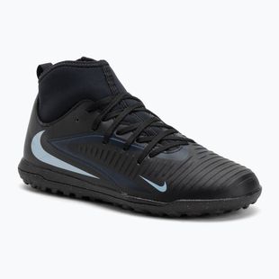 Gyermek focicipő Nike Phantom 6 High Club Jr TF fekete/fekete