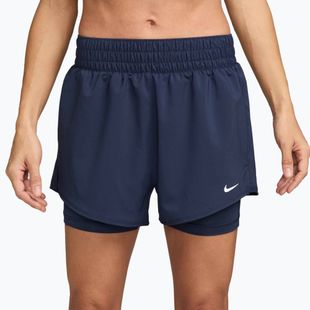 Női rövidnadrág Nike One Dri-Fit High-Waisted 3" 2In1 midnight navy