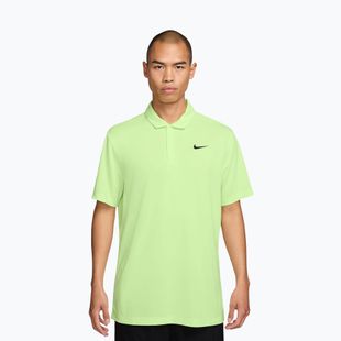Férfi teniszpóló Nike Court Dri-Fit Polo Solid light liquid lime/black
