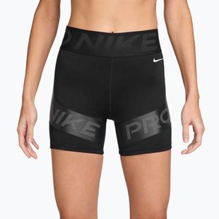 Női Nike Pro Sculpt High Waisted 5" Biker rövidnadrág fekete/antracit/fehér