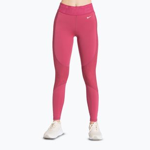 Női edzőleggings Nike Pro High-Waisted sweet beet/white