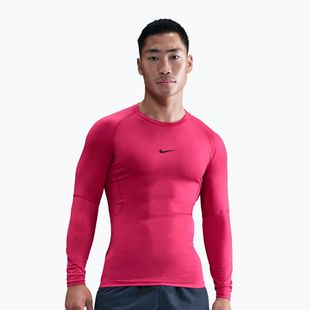 Férfi hosszú ujjú edzőfelső Nike Pro Dri-Fit Tight Fitness rush pink/black