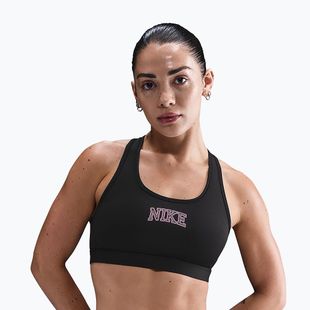 Nike Swoosh Medium Support fekete edzőmelltartó