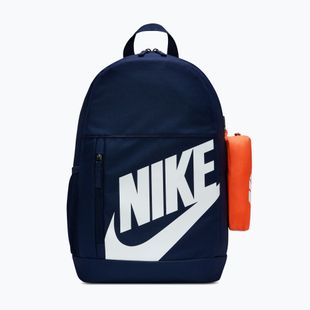 Gyerek városi hátizsák Nike Elemental Shoebox 20 l midnight navy/orange/white