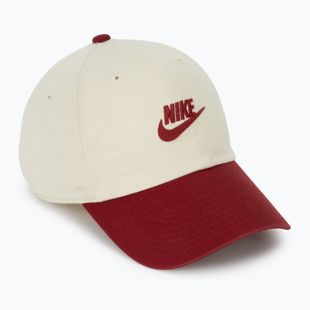 Baseball sapka Nike Club Unstructured Futura Wash light khaki/team crimson/team crimson