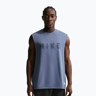 Férfi edzőpóló Nike Athletic Club Dri-Fit diffused blue/diffused blue