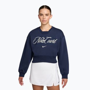 Női pulóver Nike Court Collection French Terry Crew Neck midnight navy/sail
