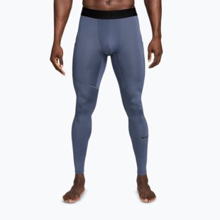 Férfi edzőleggings Nike Pro Dri-Fit Tight Fitness diffused blue/black