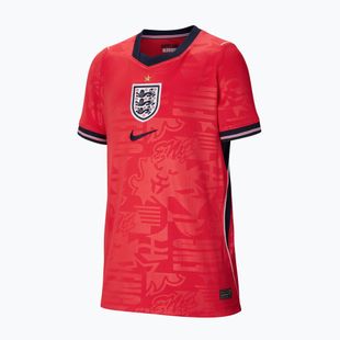 Gyerek focimez Nike England 2026 Stadium Away speed red/obsidian/white/obsidian