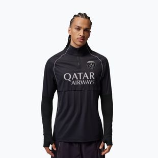 Férfi futball hosszú ujjú póló Nike Paris Saint-Germain Strike Elite SE Aerogami Shell Top black/black/atmosphere grey