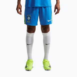 Férfi futball rövidnadrág Nike Brazil 2026 Stadium Home lt photo blue/light mint/white