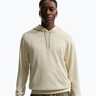 Férfi kapucnis pulóver Nike Club French Terry Pullover Hoodie light khaki/light khaki/white