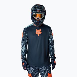 Gyerek kerékpáros hosszú ujjú póló Fox Racing Ranger Image Print Jr arctic blue
