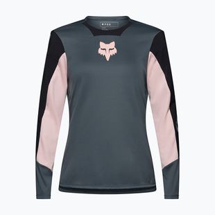 Női kerékpáros hosszú ujjú póló Fox Racing Defend Creation LS deep cobalt