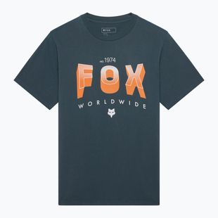 Férfi póló Fox Racing Block 195 Original deep cobalt