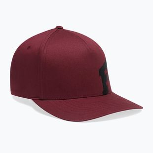Férfi ellenzős sapka Fox Racing Fox Head X Flexfit dark maroon