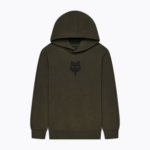 Gyerekpulóver Fox Racing Legacy Fleece Pullover olive green