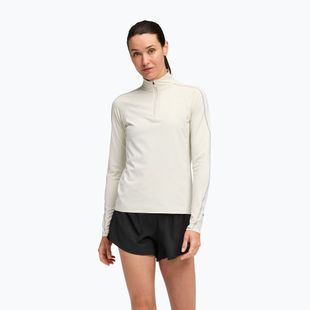 Női futó pulóver HOKA GlideTech Quarter Zip ruffle salt