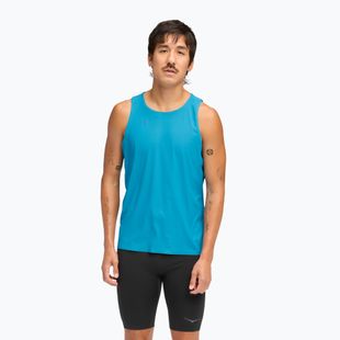 Férfi futópóló HOKA Airolite Tank 2.0 hoka blue