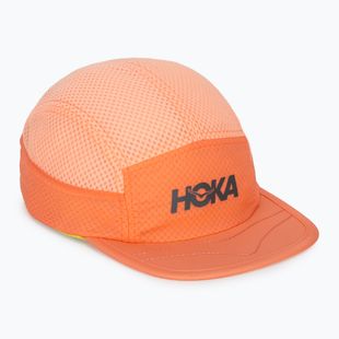 Baseball sapka HOKA Trail Race neon cantaloupe