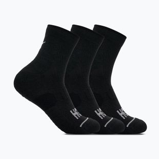 Zokni HOKA Quarter Run Sock 3-Pack black/black/black