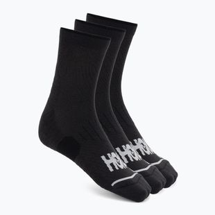Zokni HOKA Quarter Run Sock 3-Pack black/black/black