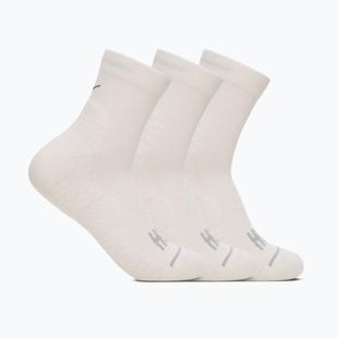 Zokni HOKA Quarter Run Sock 3-Pack white/white/white