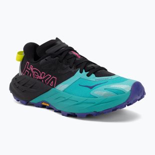Női futócipők HOKA Speedgoat 7 black/electric aqua